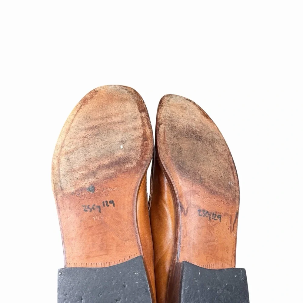 To Boot New York Adam Derrick Brown Leather Shoes Loafer Men's Sz 10.5‎